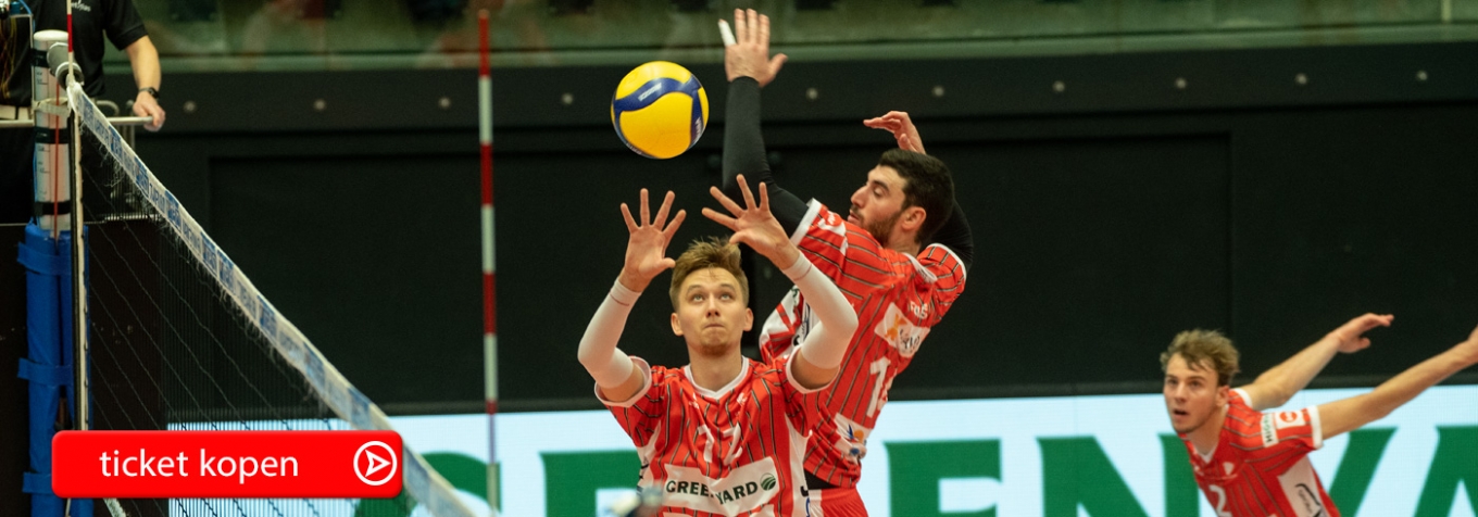 <p style="text-align: left;"><span style="font-size: 14pt;">&nbsp;&nbsp; <strong>LOTTO Volley League</strong></span></p>
<p style="text-align: left;"><span style="font-size: 14pt;"><strong>&nbsp;&nbsp; <br /></strong></span></p>
<p style="text-align: left;"><span style="font-size: 14pt;"><strong>&nbsp;&nbsp; VC GREENYARD Maaseik</strong></span></p>
<p style="text-align: left;"><span style="font-size: 14pt;"><strong>&nbsp;&nbsp; vs</strong></span></p>
<p style="text-align: left;"><span style="font-size: 14pt;"><strong>&nbsp;&nbsp; Axis Guibertin <br /></strong></span></p>
<p style="text-align: left;">&nbsp;</p>
<p style="text-align: left;"><span style="font-size: 14pt;"><strong>&nbsp;&nbsp; Zat 10 dec - 20u30</strong></span></p>
<p style="text-align: left;"><span style="font-size: 14pt;"><strong>&nbsp;&nbsp; @STEENGOED Arena</strong></span></p>